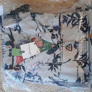 NWT Joules Silver floral sleep tight pj set